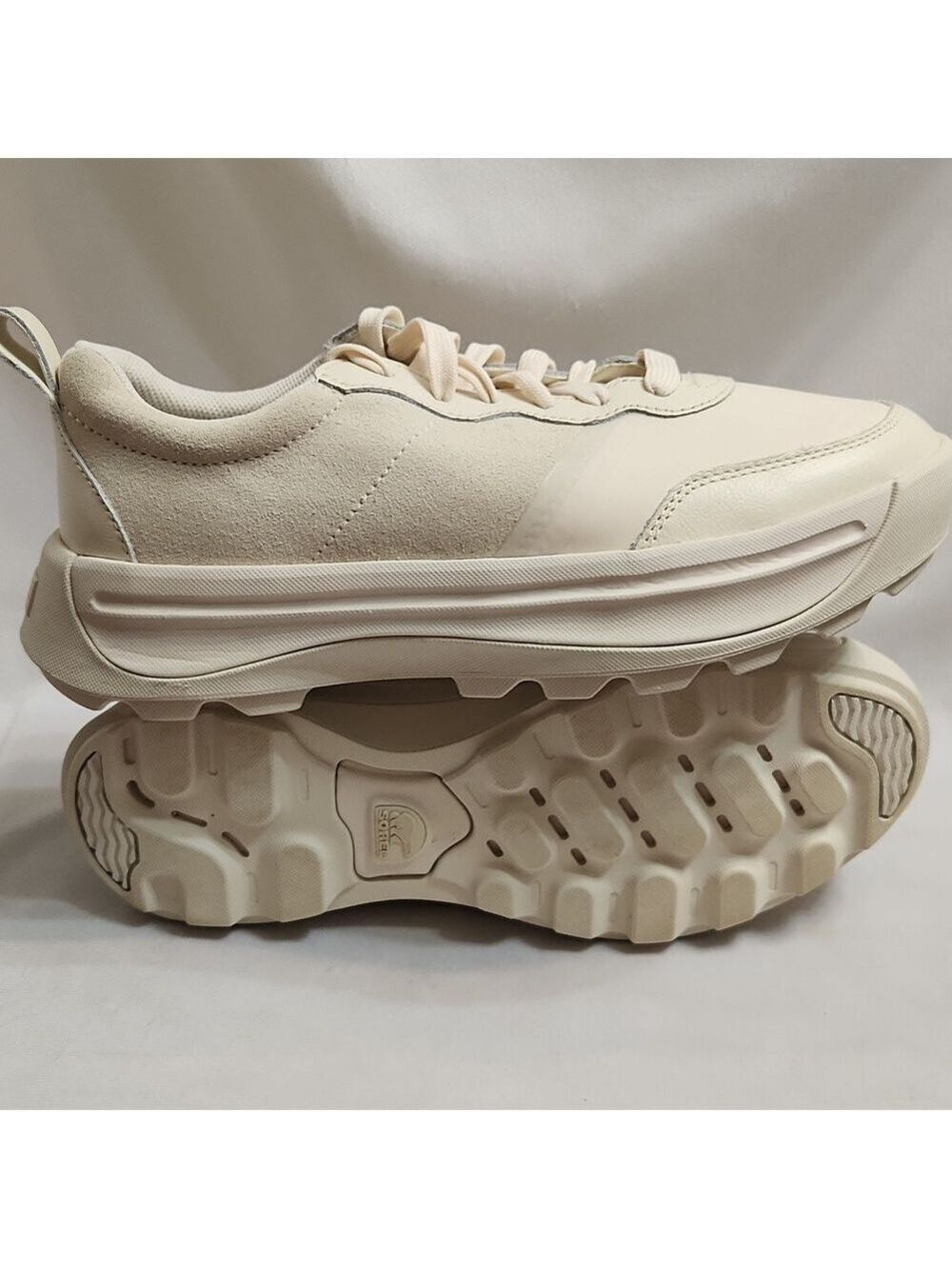 Sorel ONA 503 Everyday Low Casual Cream Lace-up Sneakers (W Size 9.5) - Picture 6 of 14